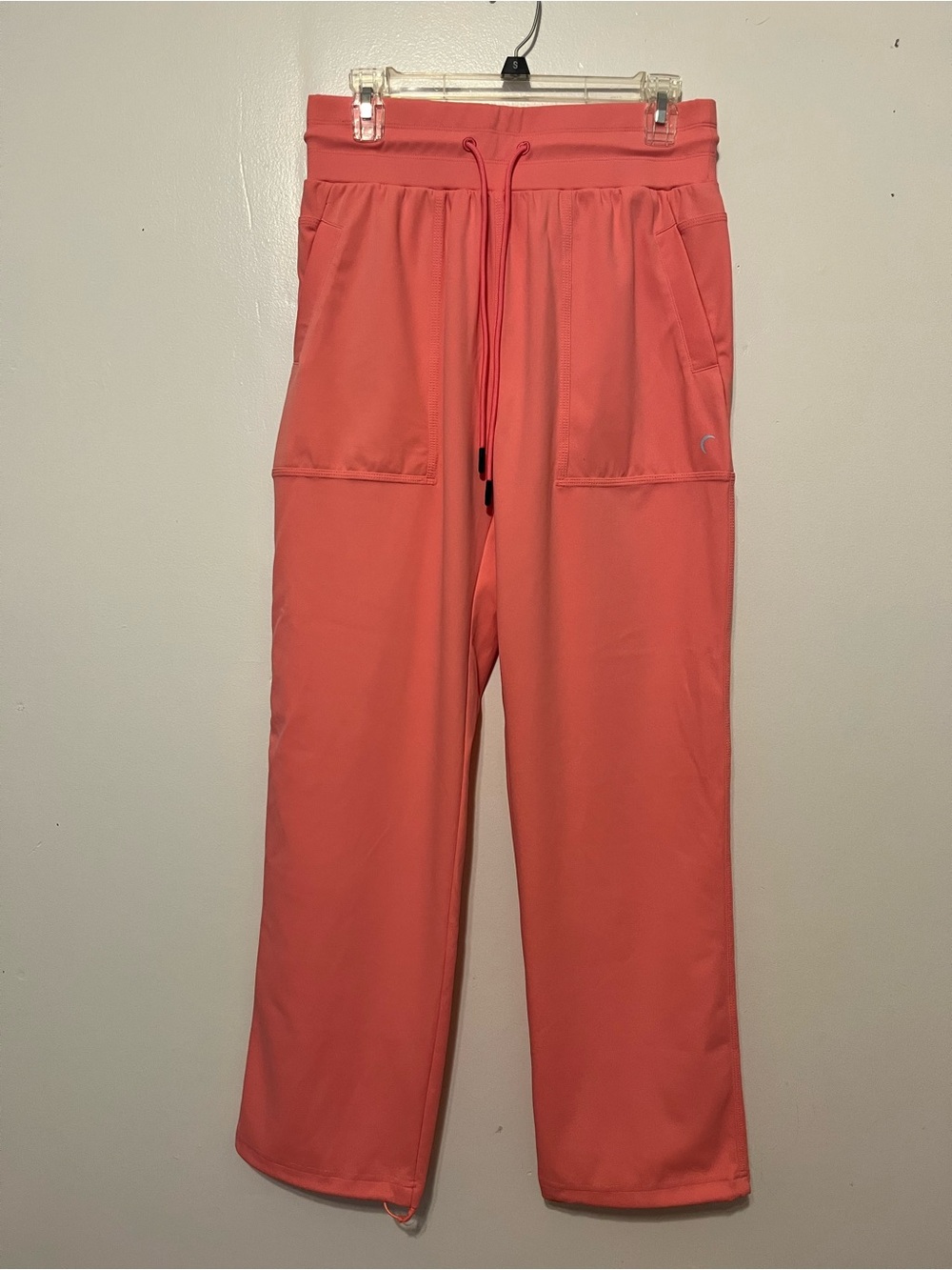 ZYIA Active Coral Pink Joggers Cargo Pocket Drawstring
